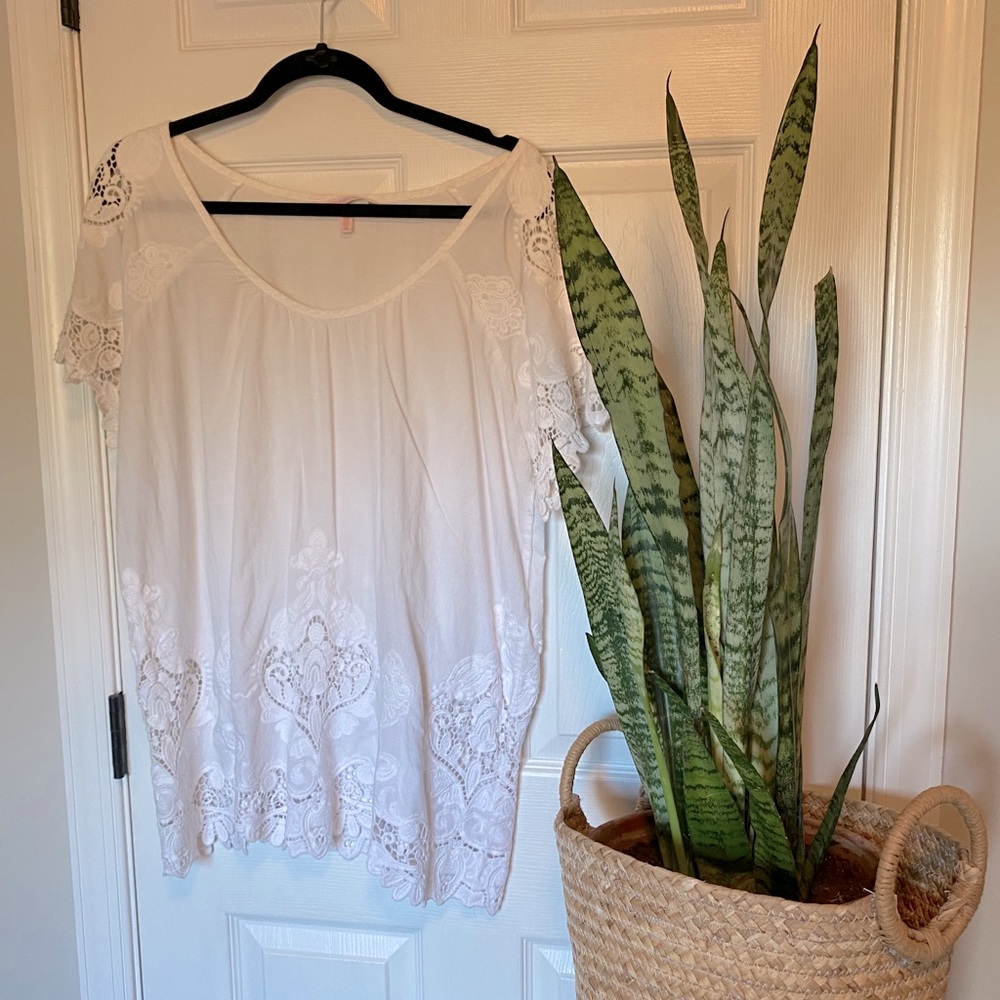 Victoria’s Secret White Lace Beach Cover-up